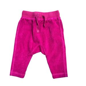 Hanna Andersson 3-6 Months Fuchsia Baby Corduroy Pants
